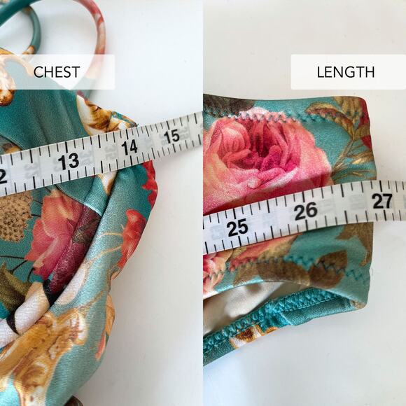 L'AGENCE NWT Amie Roses Underwire One Piece Swimsuit in Multi Size S - Picture 12 of 13